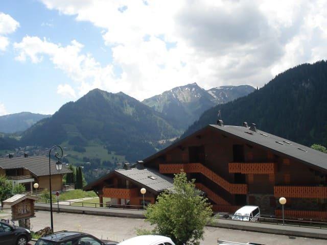 Wynajem na narty Chalet Bel Horizon - Châtel - Taras