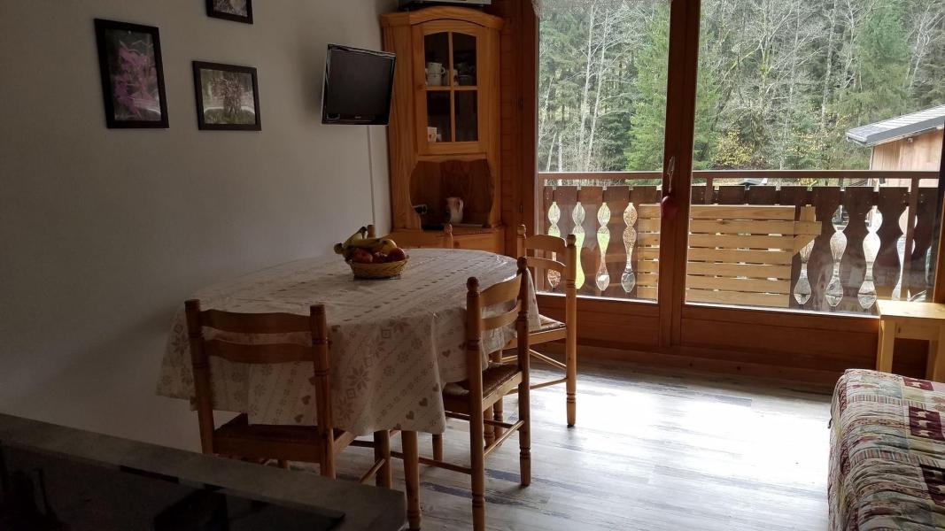 Skiverleih 2-Zimmer-Berghütte für 5 Personen (11D) - Chalet du Perthuis - Châtel - Wohnzimmer