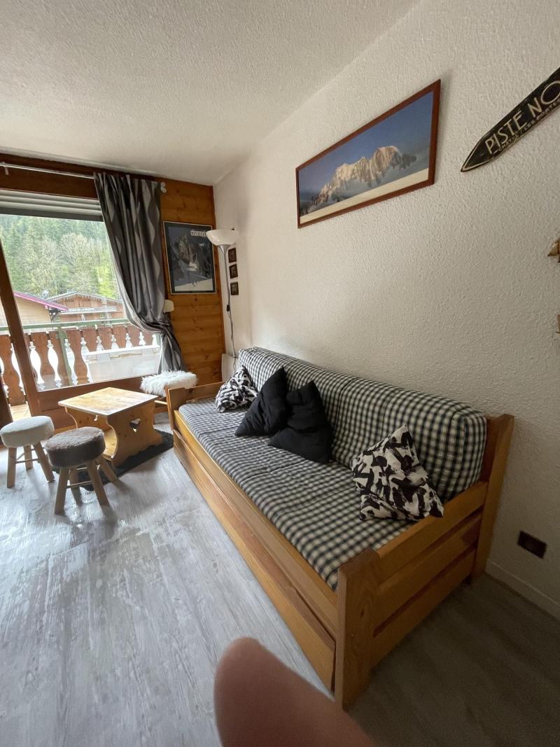 Skiverleih 2-Zimmer-Berghütte für 5 Personen (12C) - Chalet du Perthuis - Châtel - Wohnzimmer