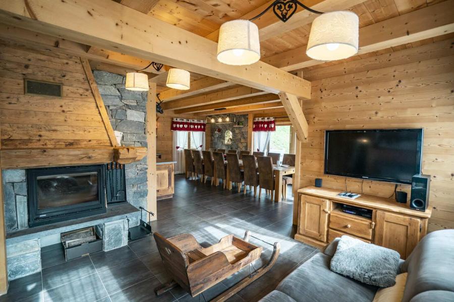 Location au ski Chalet triplex 7 pièces 15 personnes - Chalet Etagne - Châtel - Séjour