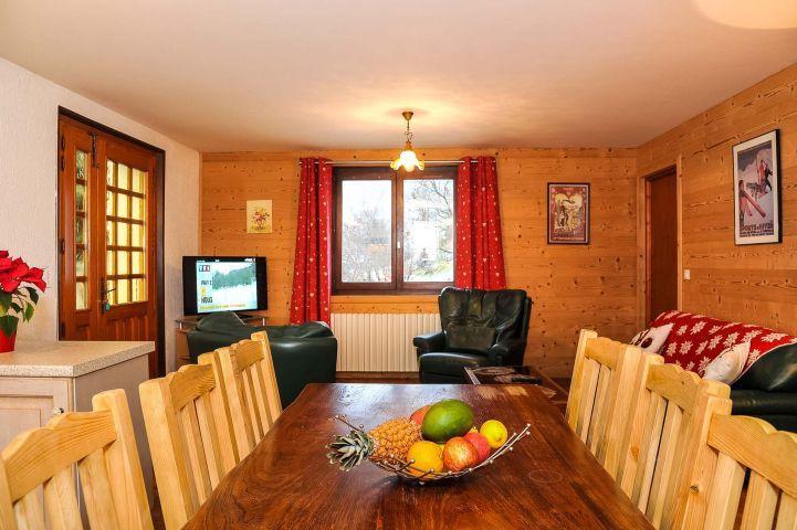 Rent in ski resort 3 room apartment 5 people (BOUDE) - Chalet Grillet Gilbert - Châtel - Living room