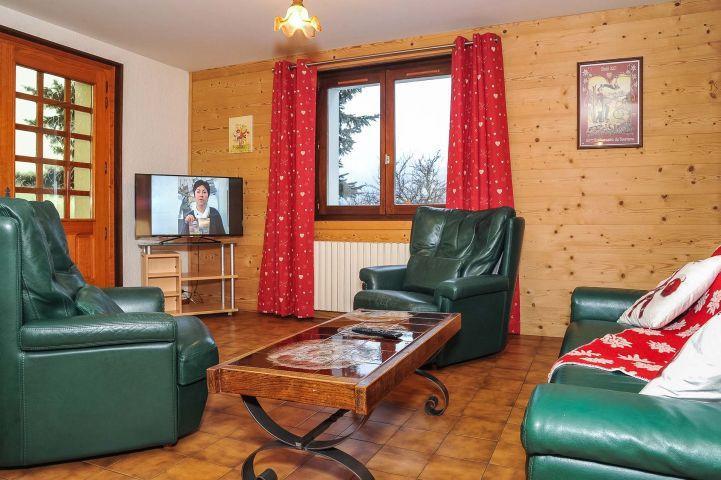 Skiverleih 3-Zimmer-Appartment für 5 Personen (BOUDE) - Chalet Grillet Gilbert - Châtel - Wohnzimmer