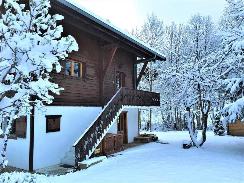 Urlaub in den Bergen 5 Zimmer Chalet für 8 Personen - Chalet Isobel - Châtel - Draußen im Winter