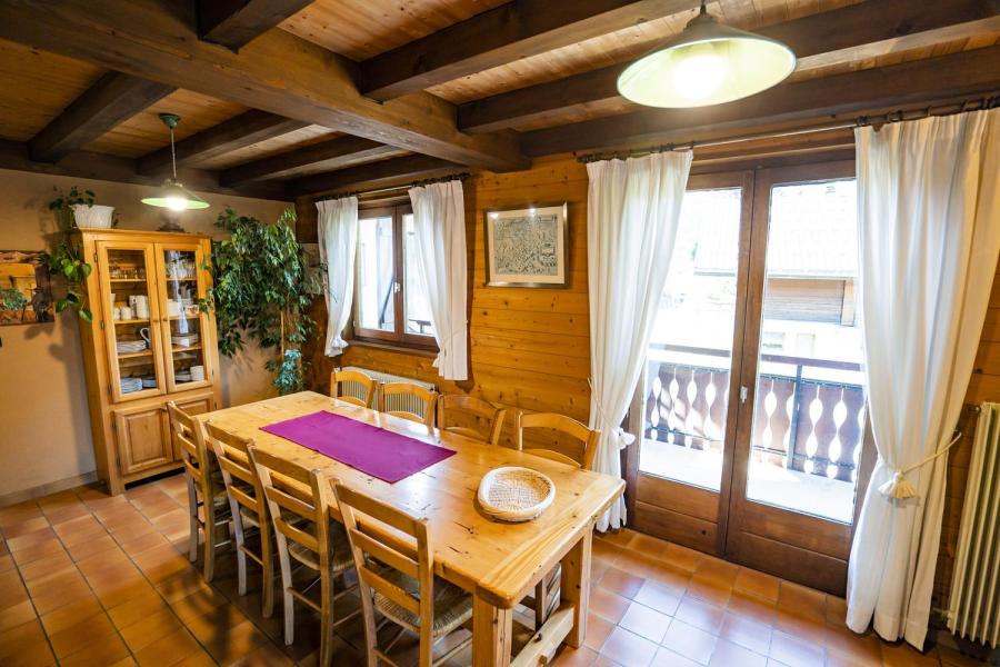 Rent in ski resort 3 room apartment cabin 5 people - Chalet l'Atelier de Théo - Châtel - Dining area