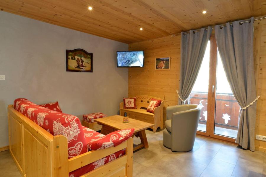 Rent in ski resort 3 room apartment 4 people (2) - Chalet l'Epicéa - Châtel - Living room