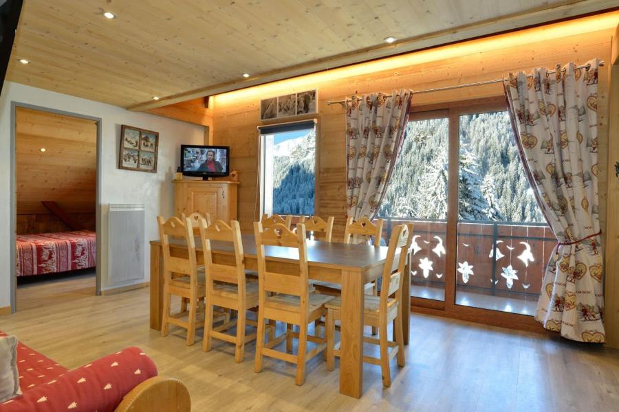 Rent in ski resort 3 room duplex apartment 7 people (3) - Chalet l'Epicéa - Châtel - Living room