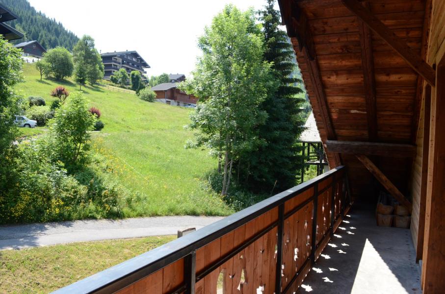 Skiverleih 4 Zimmer Maisonettewohnung für 7 Personen (4) - Chalet l'Epicéa - Châtel - Terrasse