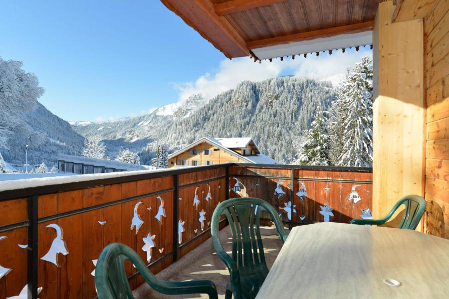 Alquiler al esquí Apartamento 3 piezas para 7 personas (5) - Chalet l'Epicéa - Châtel - Terraza