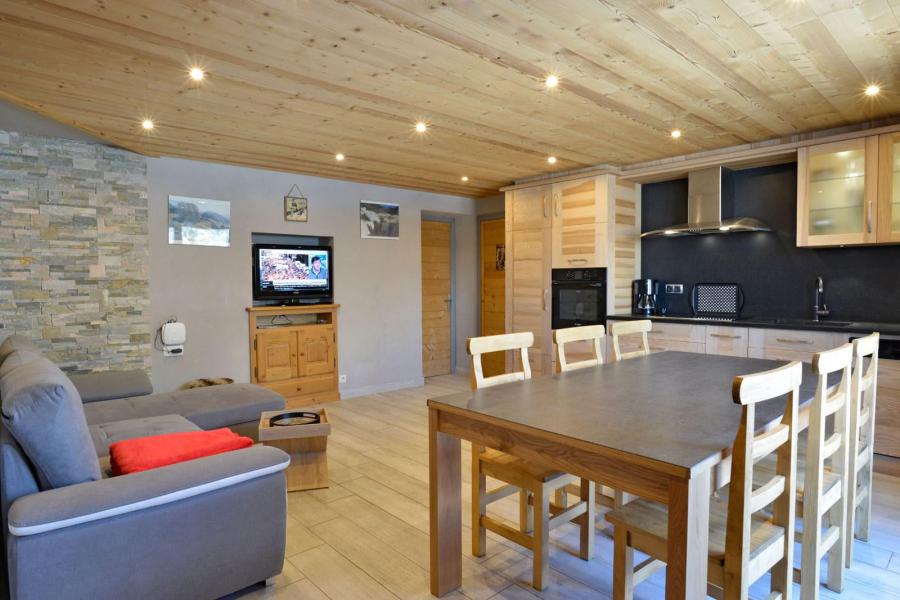 Ski verhuur Appartement 3 kamers 7 personen (5) - Chalet l'Epicéa - Châtel - Woonkamer