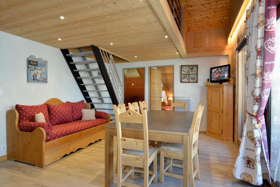 Ski verhuur Appartement duplex 3 kamers 7 personen (3) - Chalet l'Epicéa - Châtel - Woonkamer