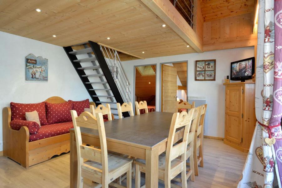 Ski verhuur Appartement duplex 3 kamers 7 personen (3) - Chalet l'Epicéa - Châtel - Woonkamer
