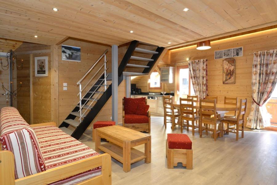 Ski verhuur Appartement duplex 4 kamers 7 personen (4) - Chalet l'Epicéa - Châtel - Woonkamer