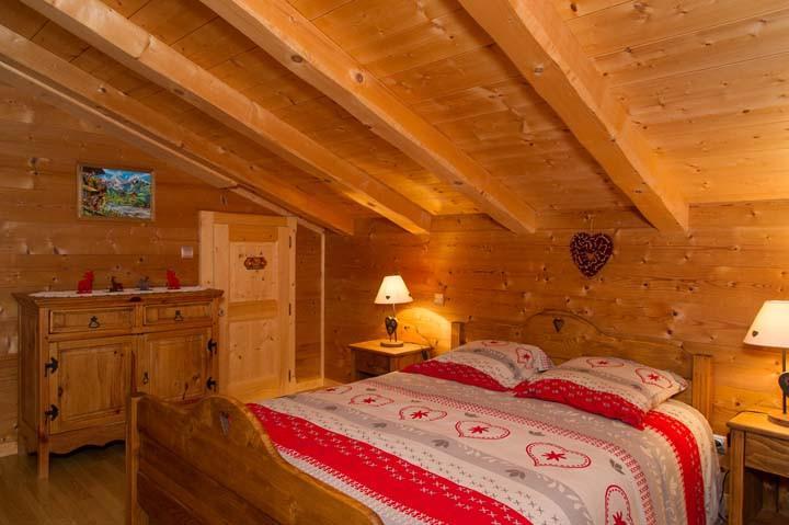 Wynajem na narty Apartament duplex 8 pokojowy 16 osób - Chalet l'Hermine des Vorres - Châtel - Pokój