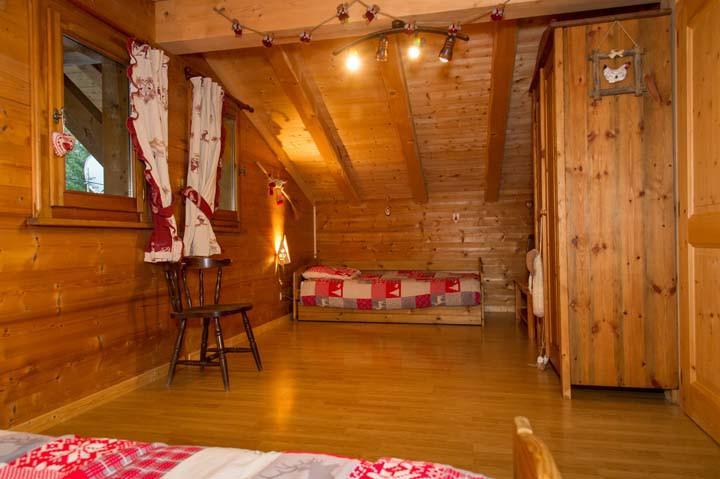 Ski verhuur Appartement duplex 8 kamers 16 personen - Chalet l'Hermine des Vorres - Châtel - Kamer