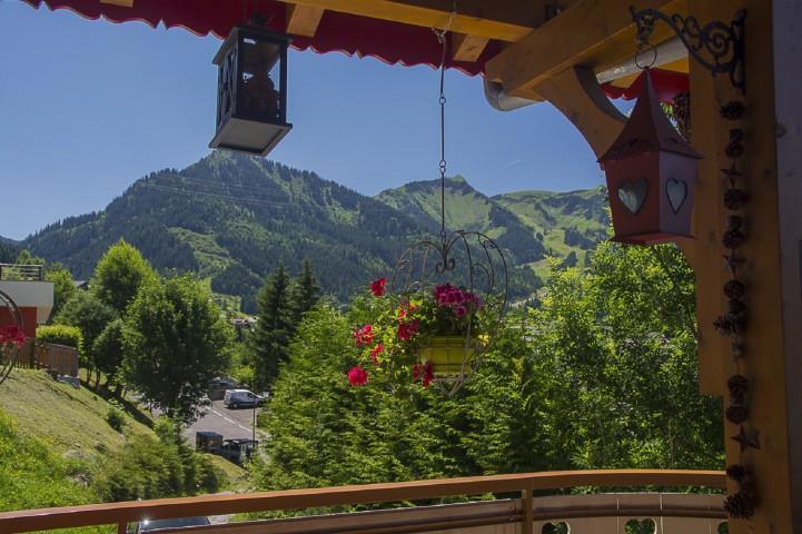 Skiverleih 6-Zimmer-Appartment für 12 Personen (001) - Chalet la Boule de Neige - Châtel - Balkon