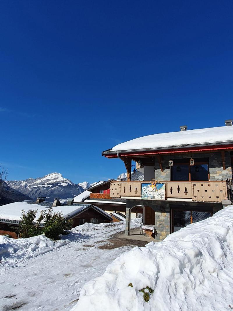 Ski verhuur Appartement 6 kamers 12 personen (001) - Chalet la Boule de Neige - Châtel - Buiten winter