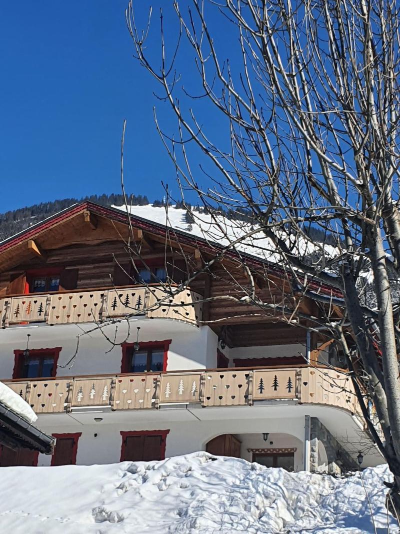 Vakantie in de bergen Appartement 6 kamers 12 personen (001) - Chalet la Boule de Neige - Châtel - Buiten winter