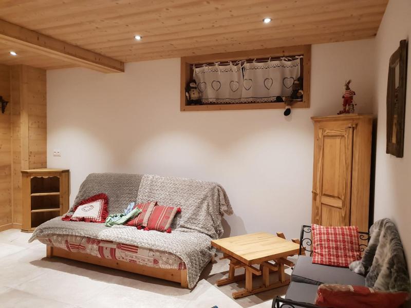 Skiverleih Triplex-Chalet 7 zimmer 16 Personnen - Chalet la Calèche - Châtel - Wohnzimmer