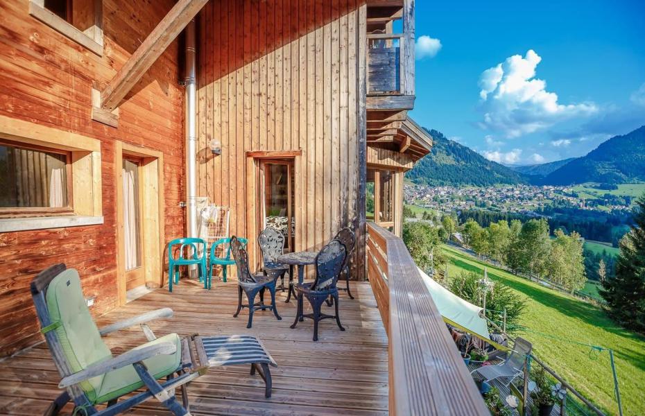 Alquiler al esquí Apartamento 6 piezas triplex para 14 personas - Chalet la COUQUEILLE - Châtel - Terraza