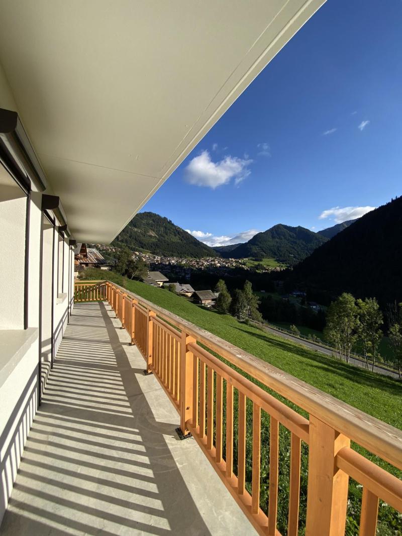 Location au ski Appartement 6 pièces 12 personnes - Chalet La Ferme de Delphine et François - Châtel - Balcon