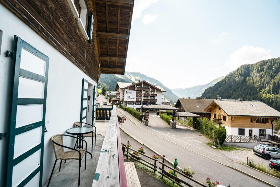 Skiverleih 3 Zimmer Maisonettewohnung für 6 Personen - Chalet la Galettière - Châtel - Balkon