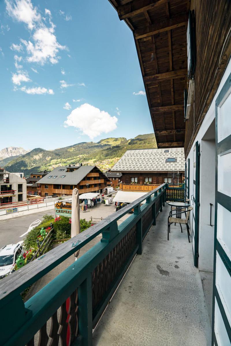 Skiverleih 3 Zimmer Maisonettewohnung für 6 Personen - Chalet la Galettière - Châtel - Balkon