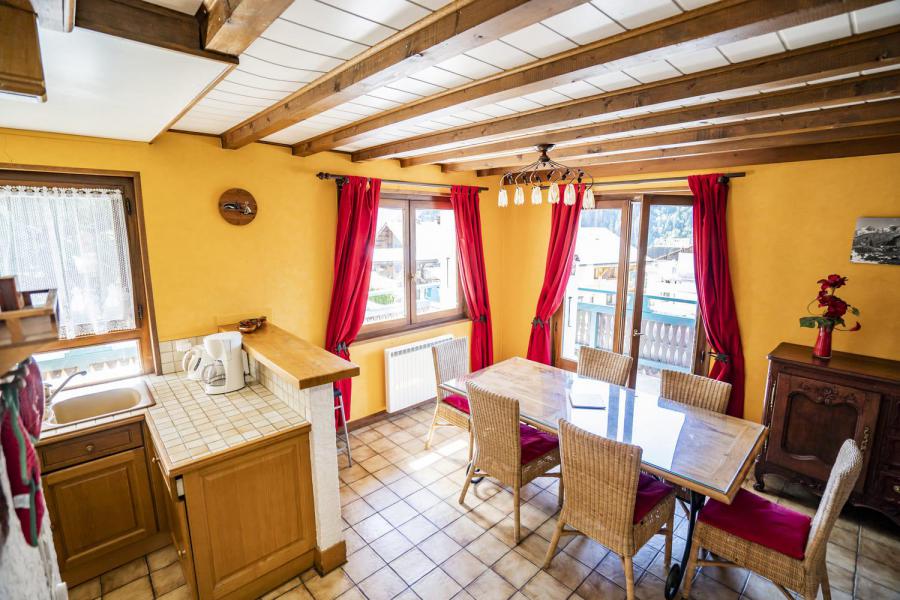 Skiverleih 3 Zimmer Maisonettewohnung für 6 Personen - Chalet la Galettière - Châtel - Wohnzimmer