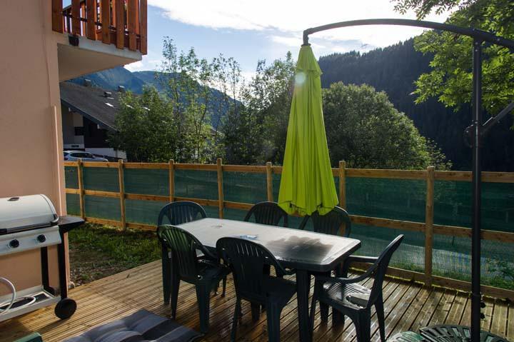 Skiverleih 3-Zimmer-Appartment für 6 Personen - Chalet le Marmouset - Châtel - Terrasse