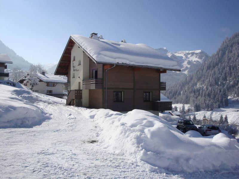 Аренда на лыжном курорте Квартира студия кабина для 3 чел. - Chalet le Val d'Or - Châtel - зимой под открытым небом