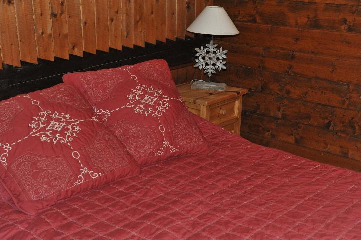 Rent in ski resort 3 room apartment 7 people (1) - Chalet le Vieux Four - Châtel - Double bed