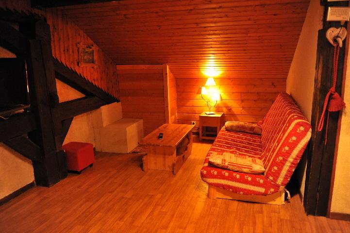 Аренда на лыжном курорте Апартаменты 3 комнат 7 чел. (2) - Chalet le Vieux Four - Châtel - Диван-кровать
