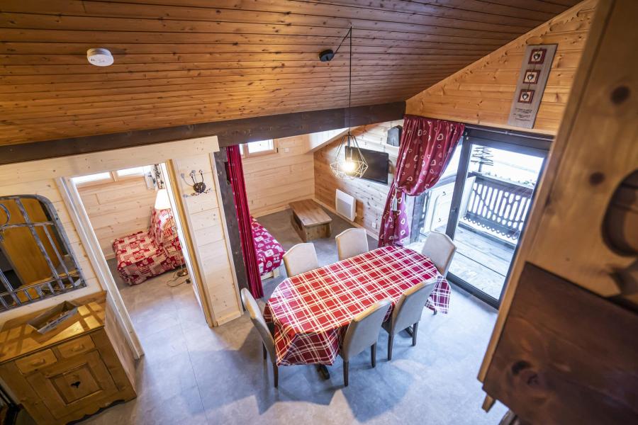 Skiverleih 3-Zimmer-Appartment für 7 Personen (1) - Chalet le Vieux Four - Châtel - Wohnzimmer