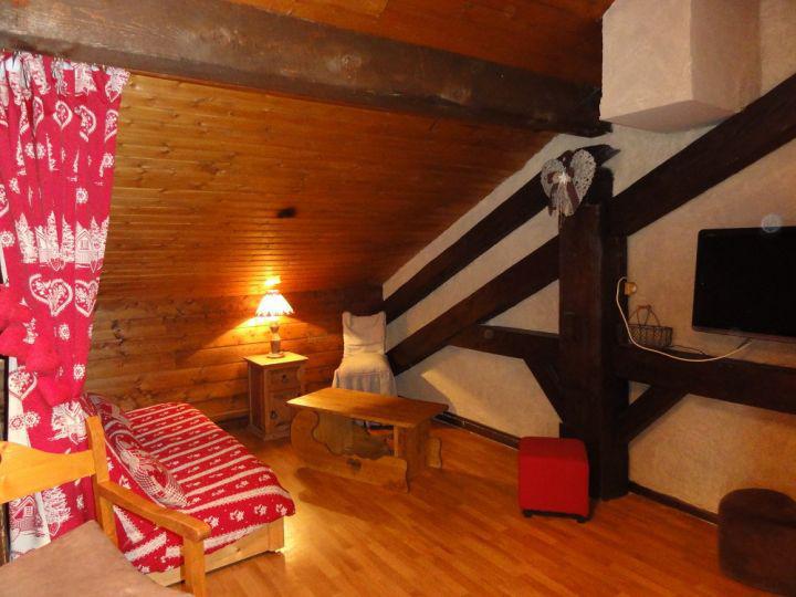 Skiverleih 3-Zimmer-Appartment für 7 Personen (2) - Chalet le Vieux Four - Châtel - Wohnzimmer