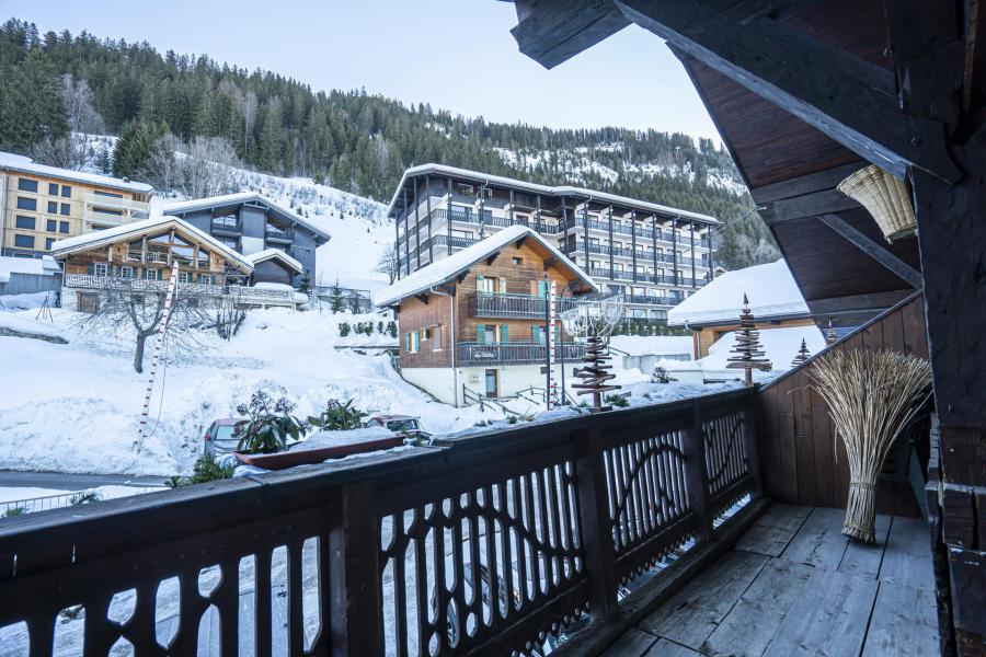 Ski verhuur Appartement 3 kamers 7 personen (1) - Chalet le Vieux Four - Châtel - Terras