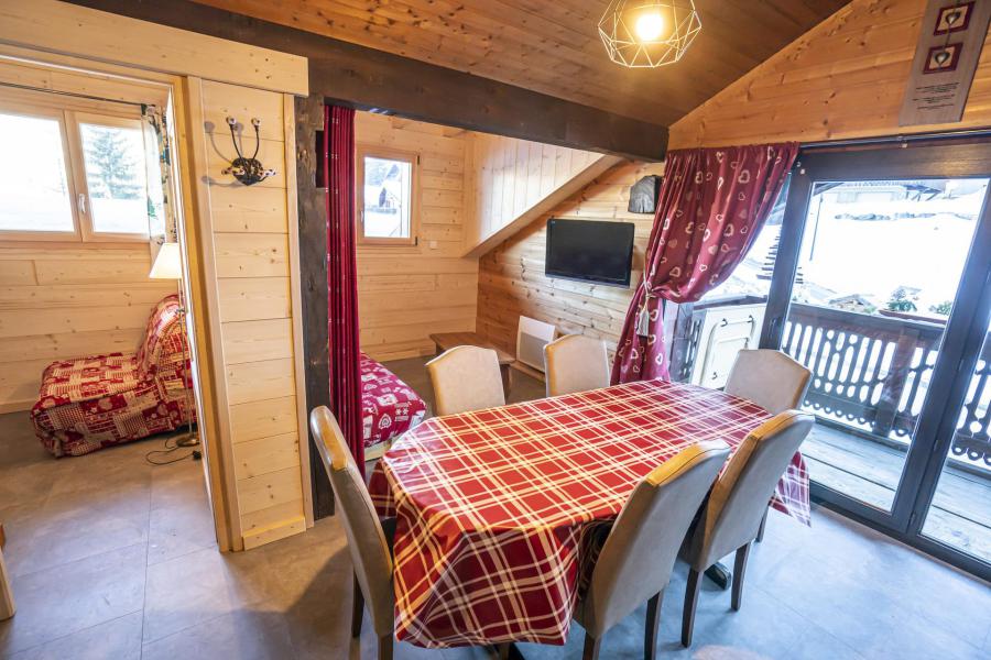 Ski verhuur Appartement duplex 3 kamers 7 personen (1) - Chalet le Vieux Four - Châtel - Woonkamer