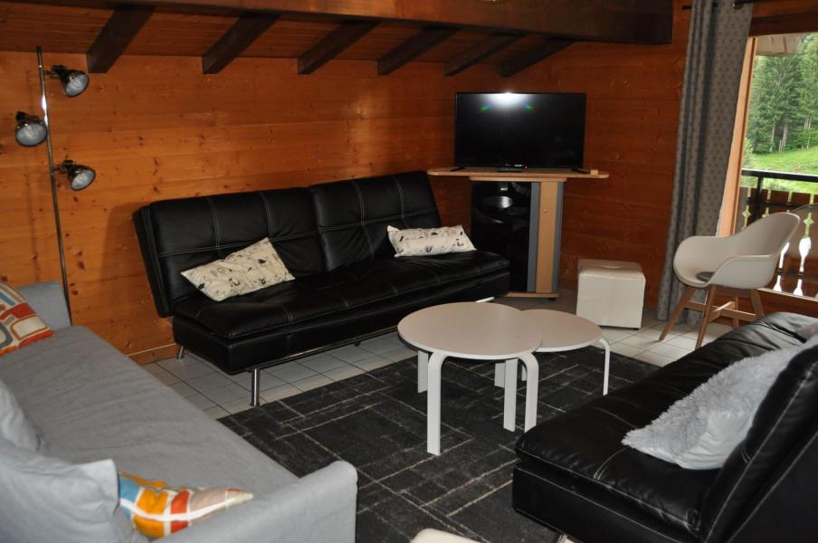 Skiverleih 4-Zimmer-Appartment für 8 Personen (3) - Chalet les Bouquetins - Châtel - Wohnzimmer