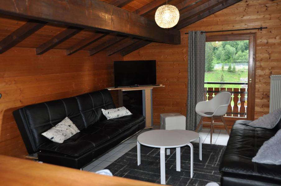 Skiverleih 4-Zimmer-Appartment für 8 Personen (3) - Chalet les Bouquetins - Châtel - Wohnzimmer