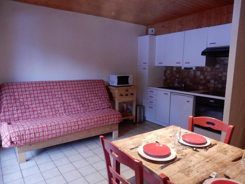 Ski verhuur Appartement 3 kamers 6 personen (1) - Chalet les Bouquetins - Châtel - Woonkamer