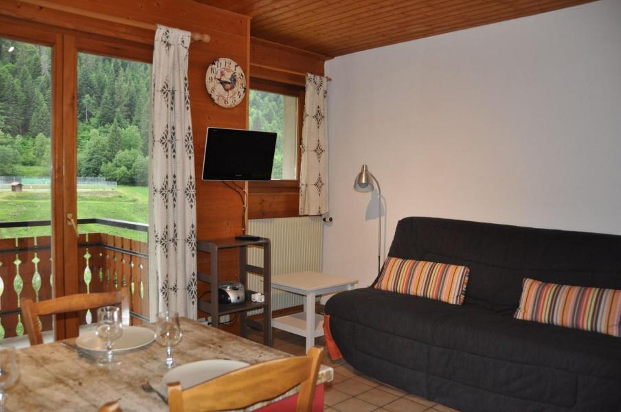 Ski verhuur Appartement 3 kamers 6 personen (2) - Chalet les Bouquetins - Châtel - Woonkamer