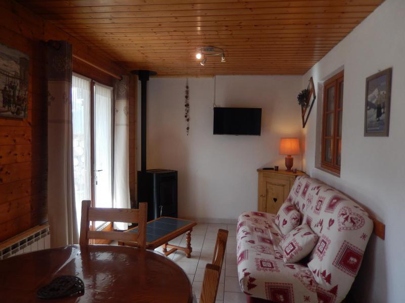 Skiverleih 2-Zimmer-Appartment für 4 Personen - Chalet les Géraniums - Châtel - Wohnzimmer