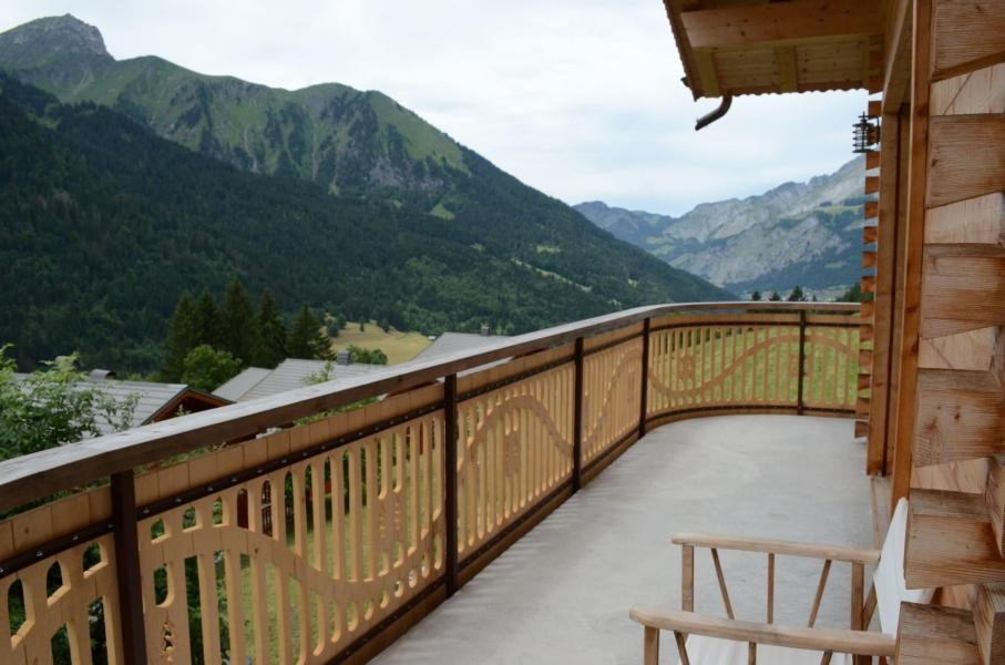 Rent in ski resort 4 room duplex apartment 6 people - Chalet LES GRENIERS (CHEZ DENIS) - Châtel - Balcony