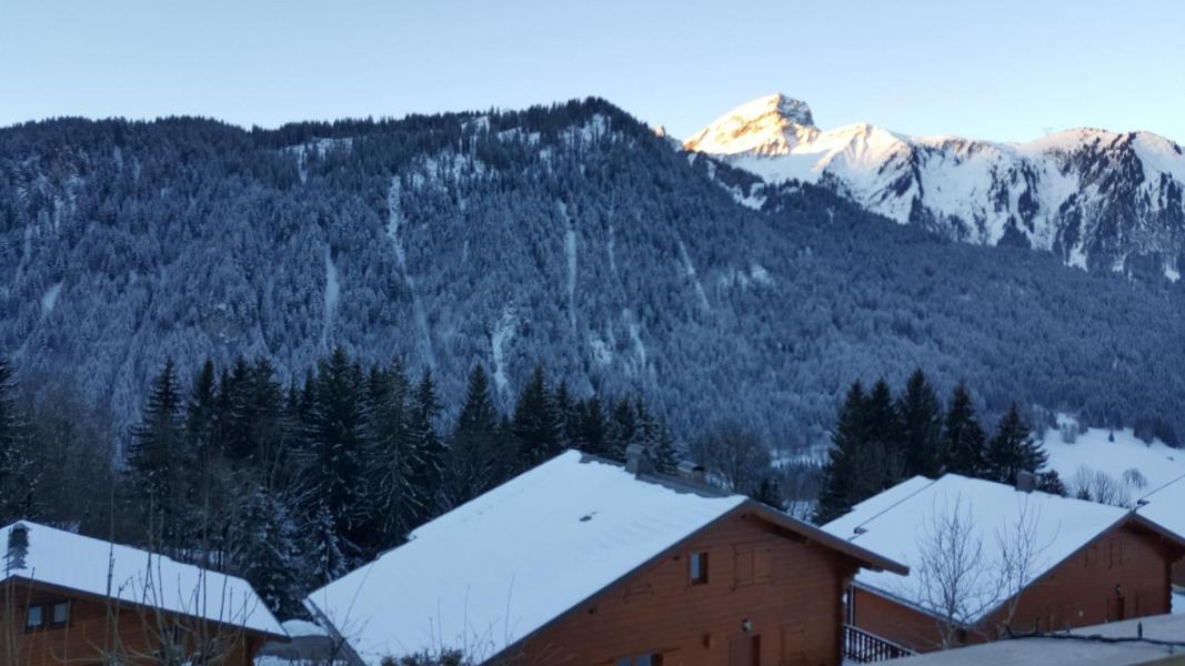 Urlaub in den Bergen 4 Zimmer Maisonettewohnung für 6 Personen - Chalet LES GRENIERS (CHEZ DENIS) - Châtel - Draußen im Winter