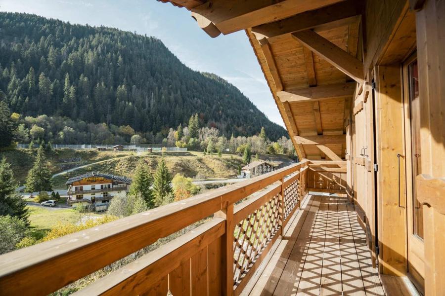 Rent in ski resort 6 room duplex chalet 15 people - Chalet Les Noisetiers - Châtel - Balcony