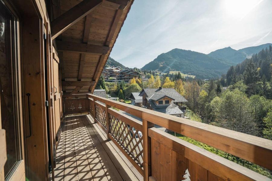Rent in ski resort 6 room duplex chalet 15 people - Chalet Les Noisetiers - Châtel - Balcony