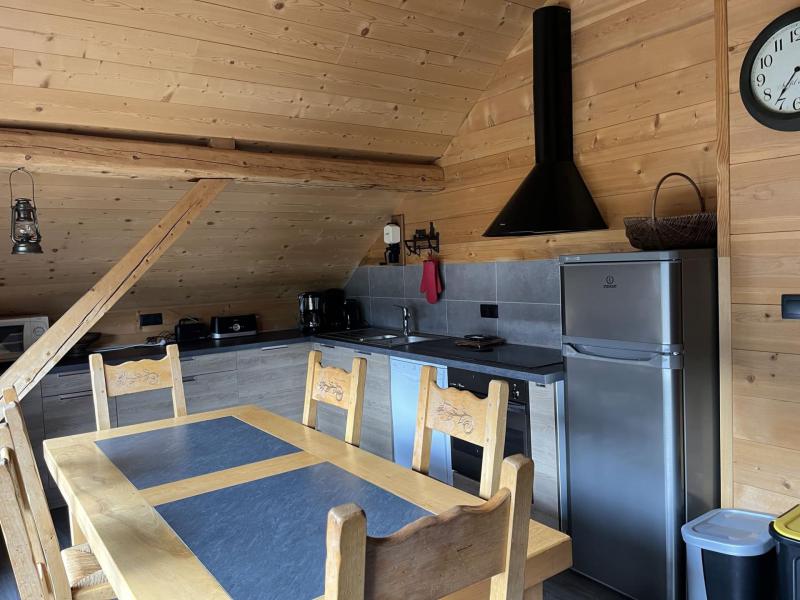 Ski verhuur Appartement 3 kamers 5 personen (002) - Chalet les Pivottes - Châtel - Woonkamer