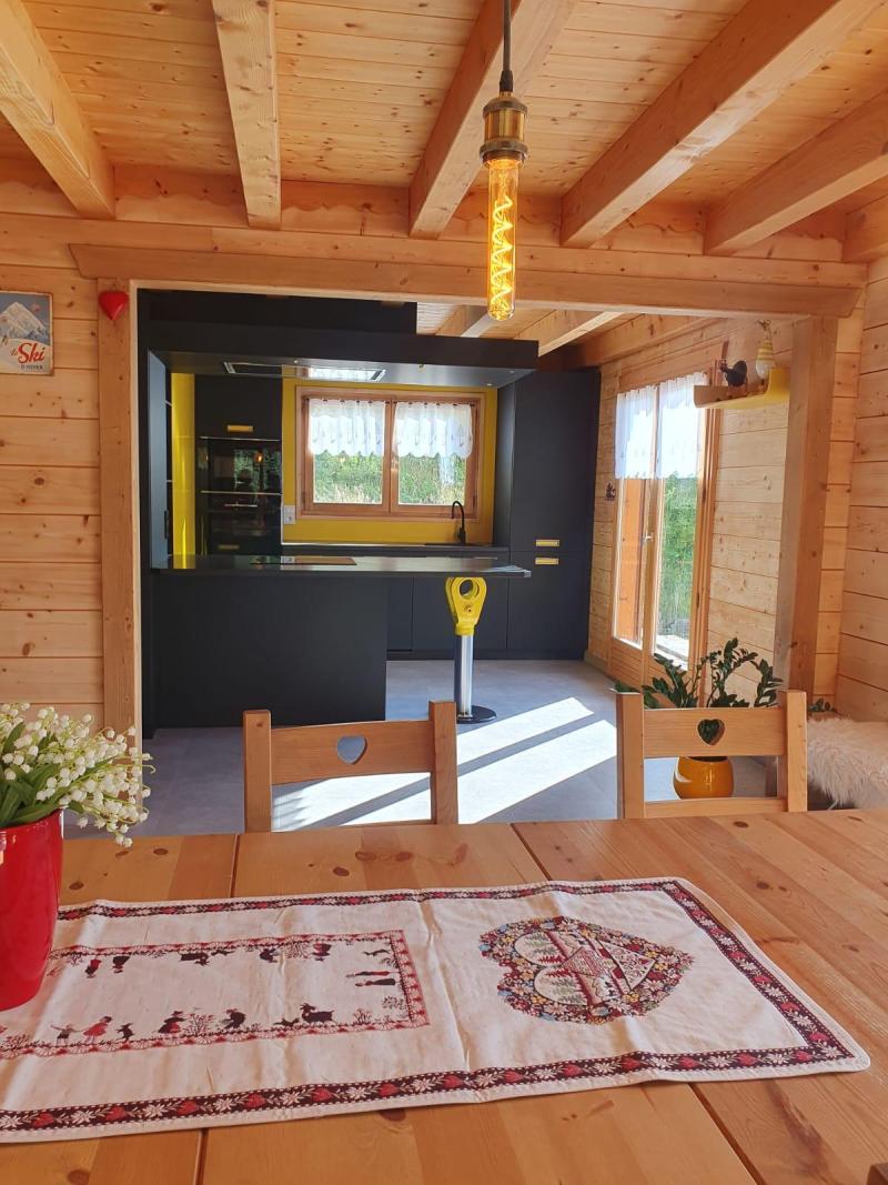 Skiverleih Duplex Wohnung 5 Zimmer 12 Personnen - Chalet Lôu Polaye - Châtel - Wohnzimmer