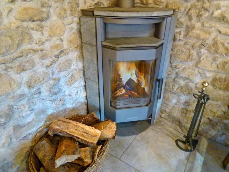 Rent in ski resort Chalet Petit Châtel - Châtel - Stove