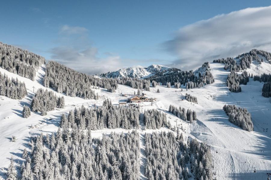 Rent in ski resort Studio sleeping corner 4 people - La Résidence Forsythia - Châtel - Winter outside