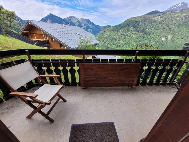 Skiverleih 2-Zimmer-Appartment für 4 Personen (E3) - La Résidence l'Alpage - Châtel - Balkon