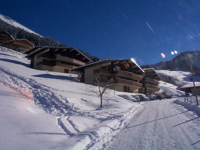 Location au ski Le Hameau des Quatres Sais  - Châtel - Extérieur hiver